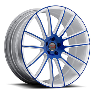 white and blue rims white and blue rims