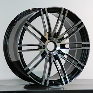 Black machine finished rims Black machine finished rims