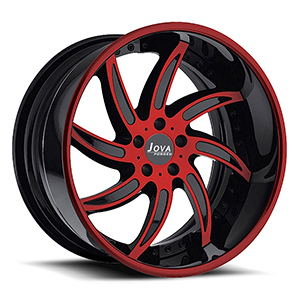 black & red rims two piece black & red rims two piece