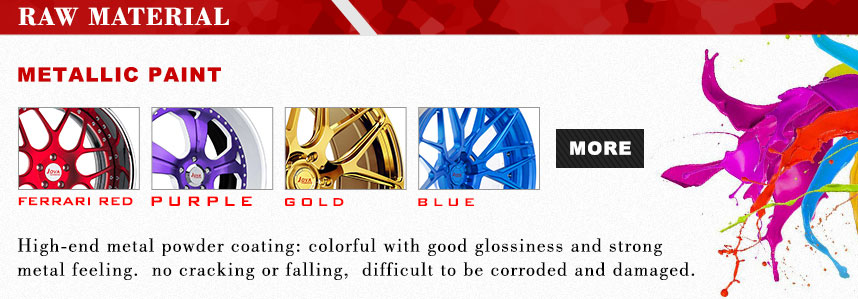 forged lip wheels paint colors