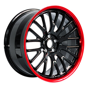 oem black and red wheels oem black and red wheels