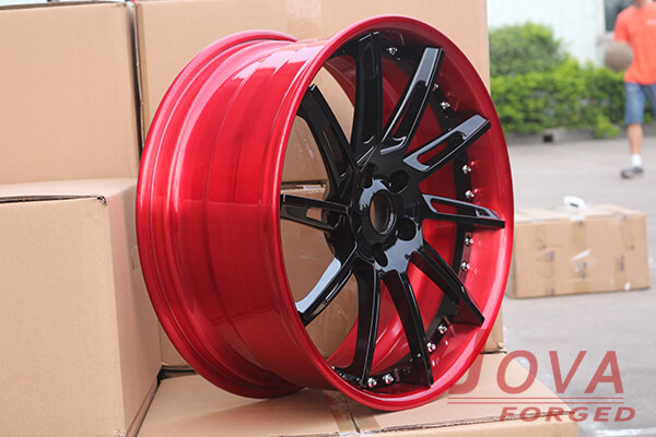 red and black rims red and black rims