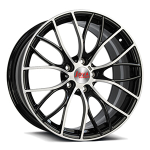 black forged aluminum wheels