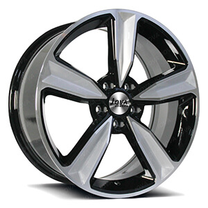 brushed black wheels
