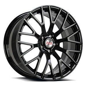 black mustang wheels