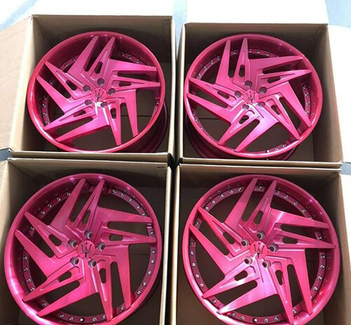 forged car wheels pink forged car wheels pink