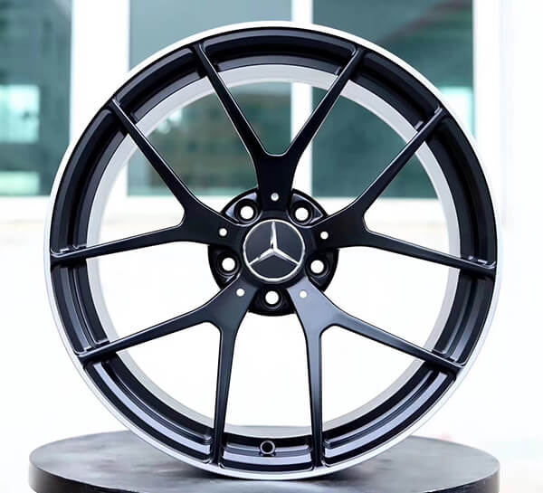 black mercedes benz rims