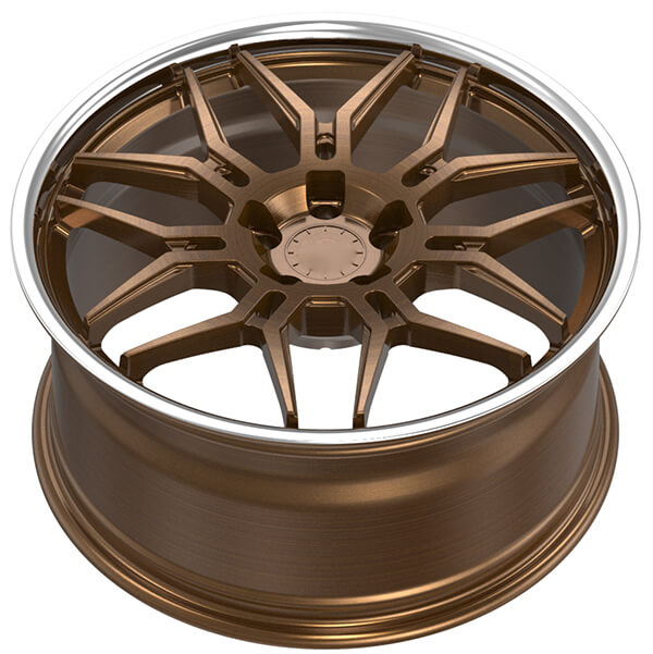 brushed copper wheels
