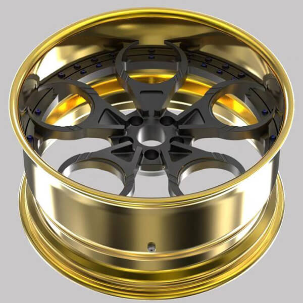 gold chrome rims&nbsp;