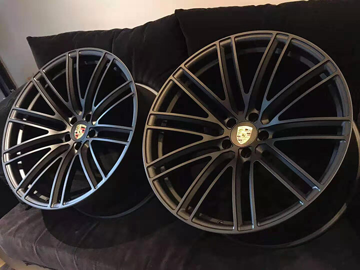 porsche macan black rims