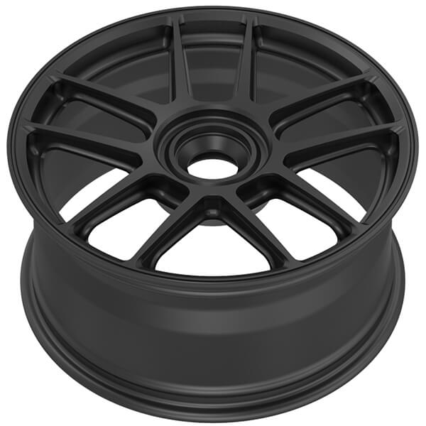 porsche black rims
