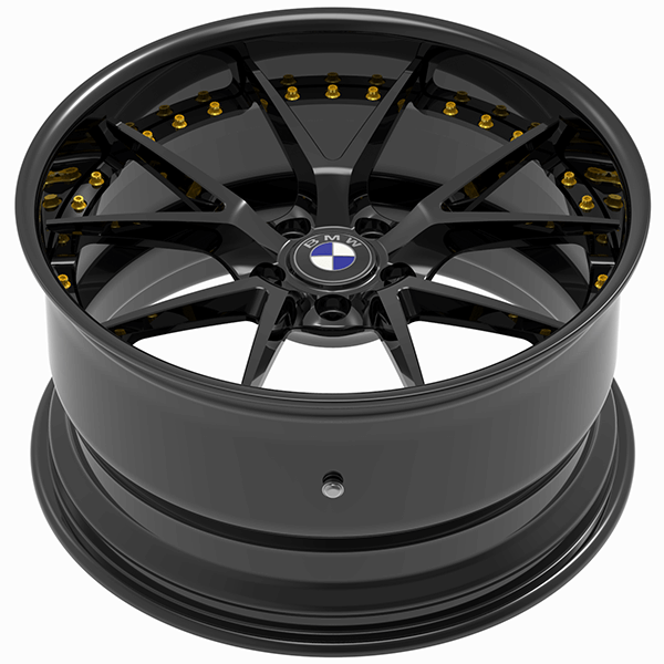 bmw f10 black rims