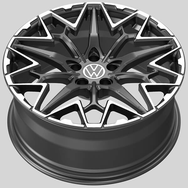 black vw rims