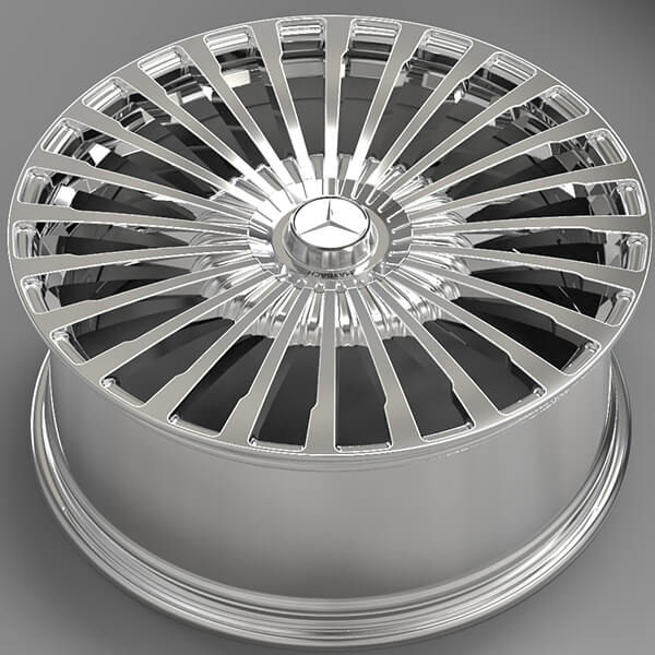 multi spoke mercedes wheels