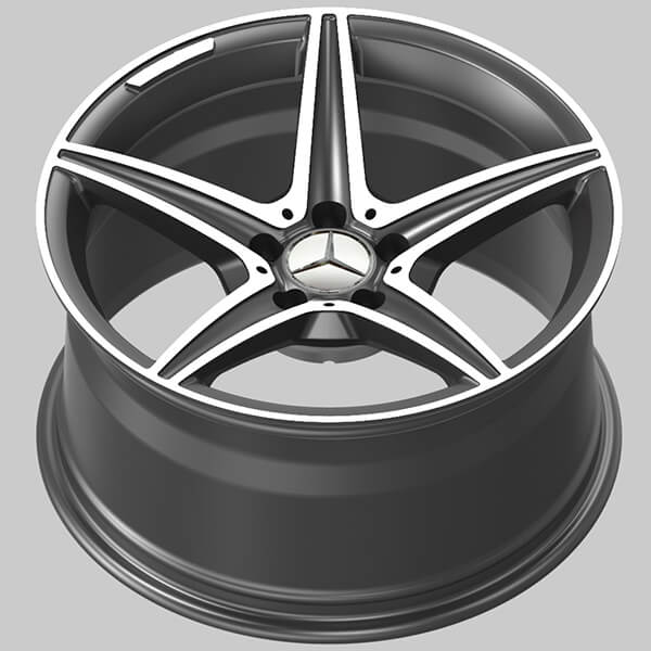 mercedes amg rims black