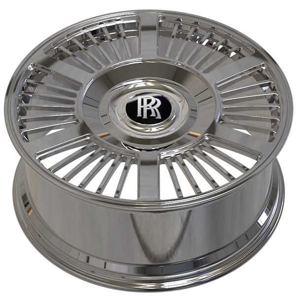 rolls royce polished wheels