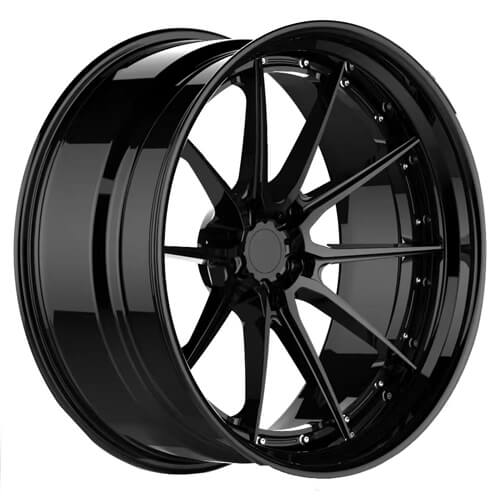 black 3 piece rims black 3 piece rims