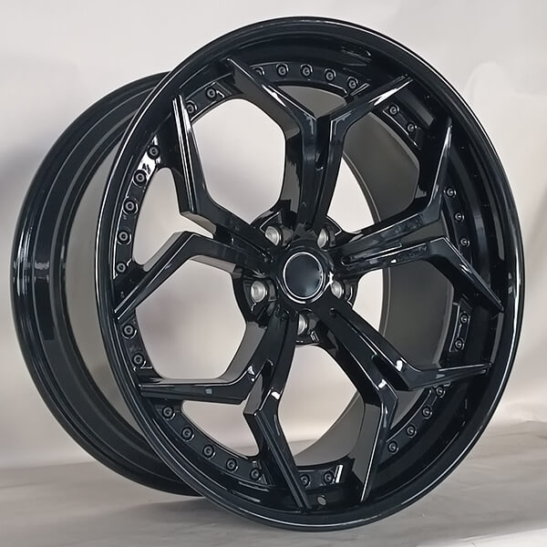 multi-piece black wheels multi-piece black wheels