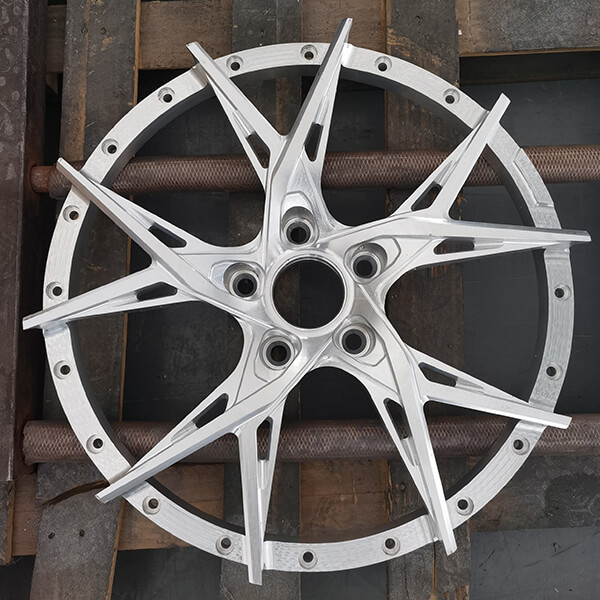 2-piece forged rim hub cap 2-piece forged rim hub cap
