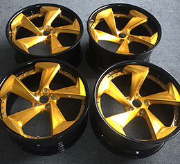 New forged wheels and 2 piece rims completed